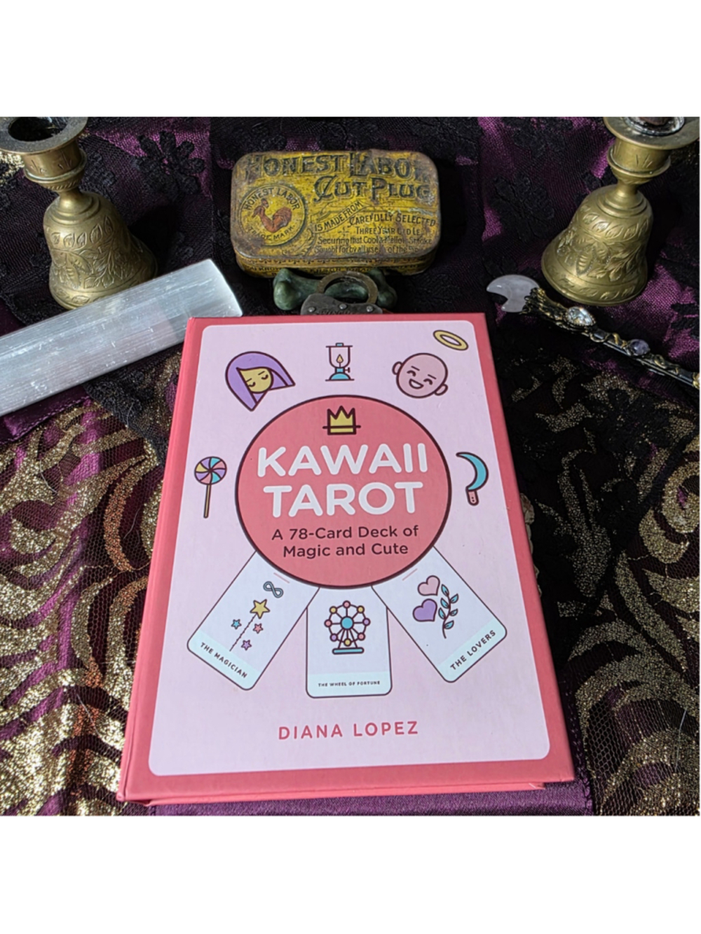 Kawaii Tarot Deck - Diana Lopez Pre-Loved & Energized Cute Minimalist 78-Cards